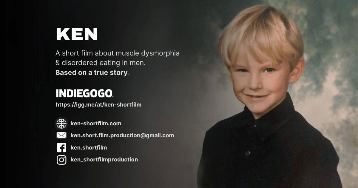 Ken promo page with links to find out more about the Ken film project